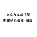 10立方米立式全塑貯罐護(hù)欄扶梯